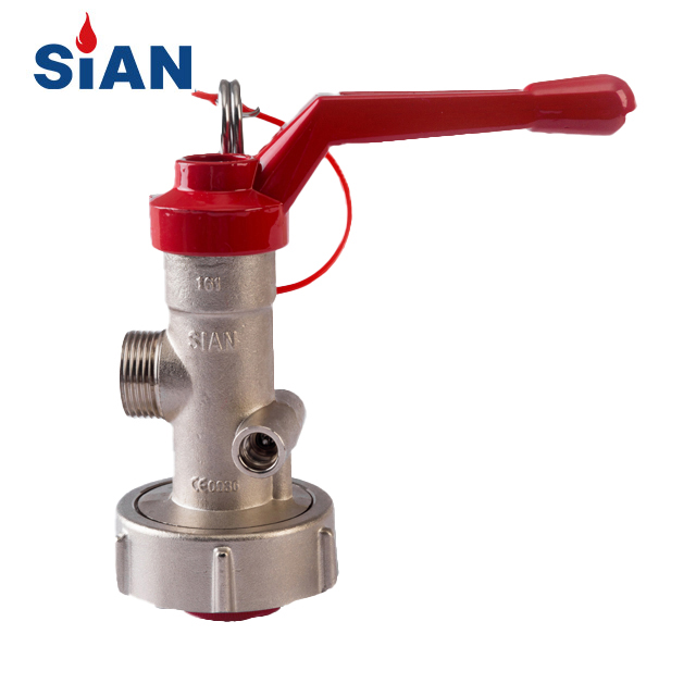 Клапан сплава меди марки SiAN хорошего качества латунный для огнетушителя сухого порошка