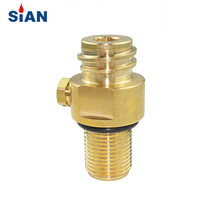 Цилиндрический штифтовый клапан SiAN Латунный цилиндрический клапан Клапан для производства содовой CO2 высокого давления